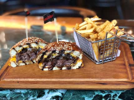 Friday at lunchtime, the burger at Nusr-Et steakhouse in Dallas cost $30. Is that too much...
