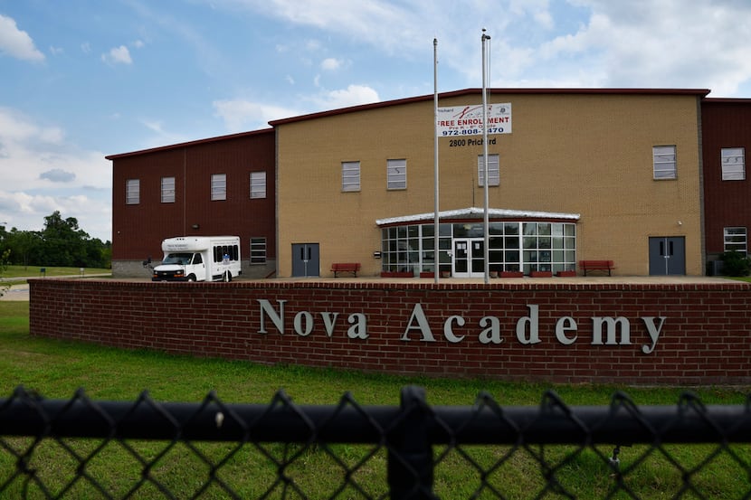 The Nova Charter School in Dallas, June 14, 2019. Donna Woods, the former CEO of the Nova...