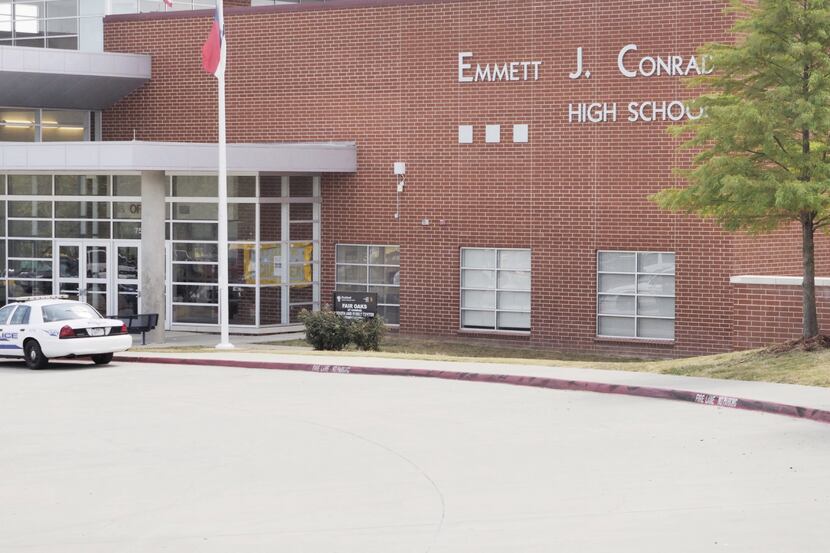 Five Dallas ISD students at four schools, including Emmett J. Conrad High School, may have...