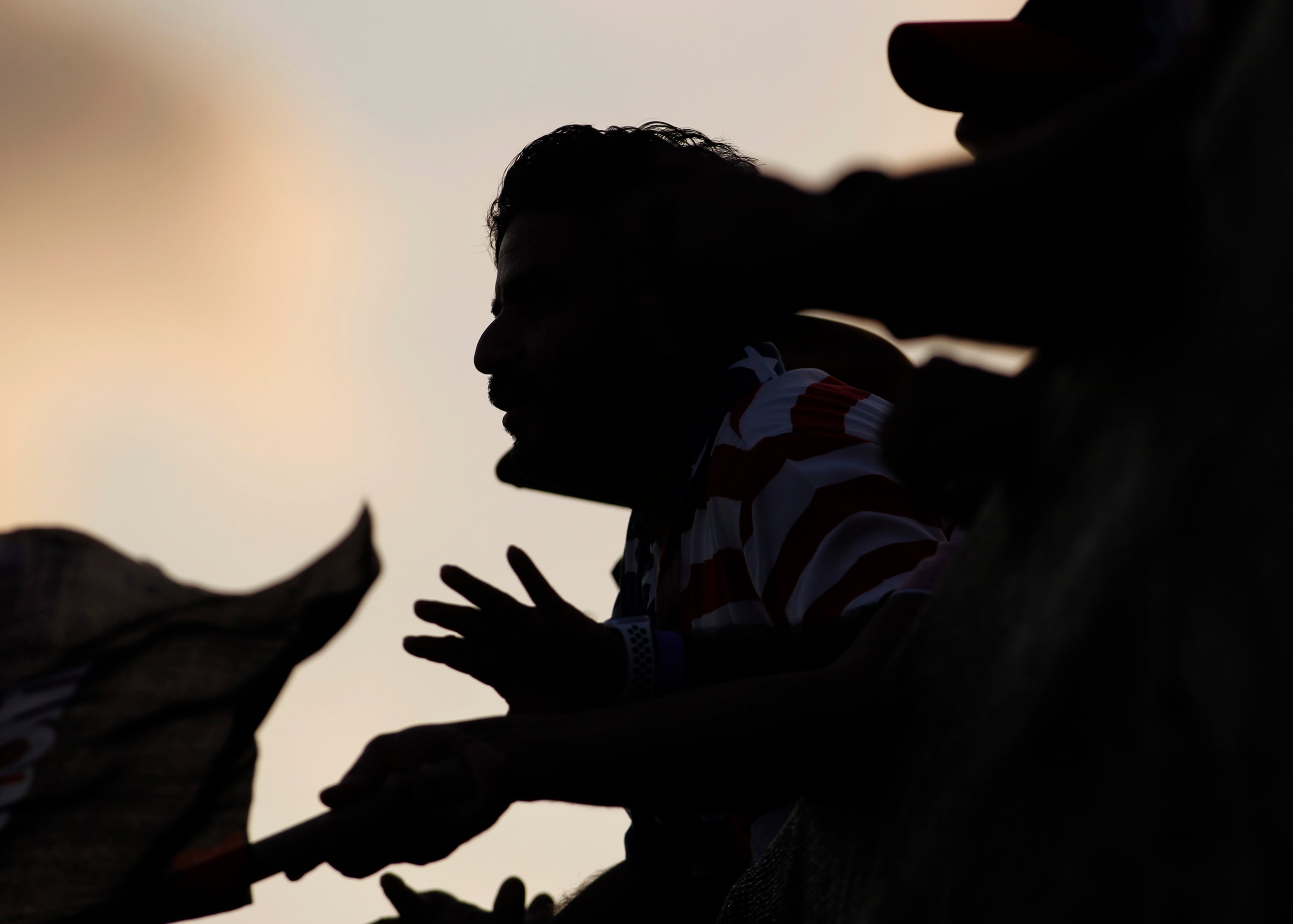 Washington Freedom fans cheer for their team during their cricket match against the San...