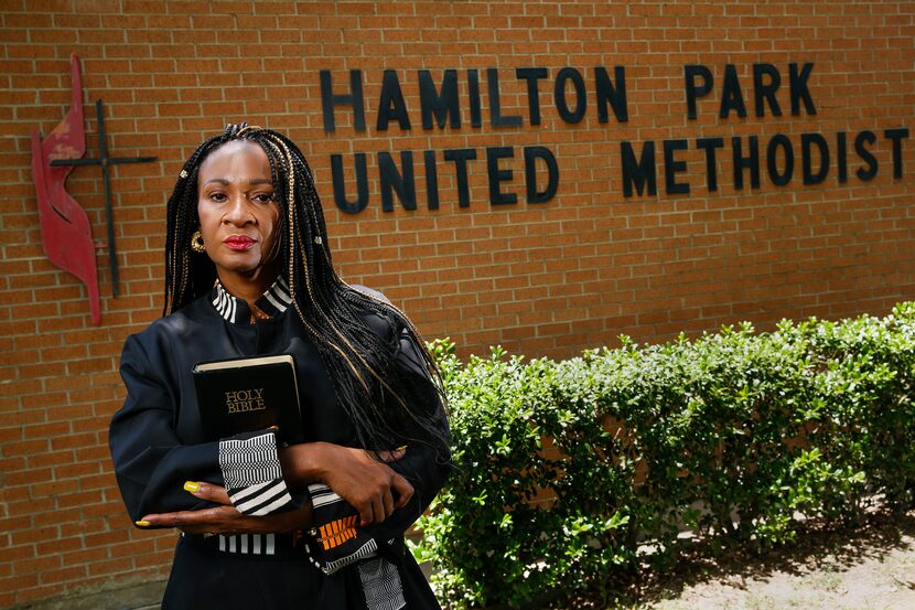 Senior Pastor Sheron Patterson at Hamilton Park United Methodist Church on Wednesday, June...