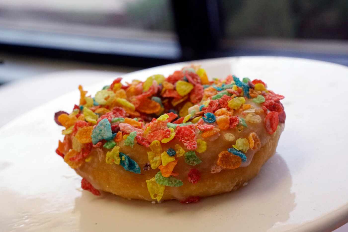 The Fairy Dust is a popular treat at Kneady Doughnuts. The store offers one cereal doughnut...