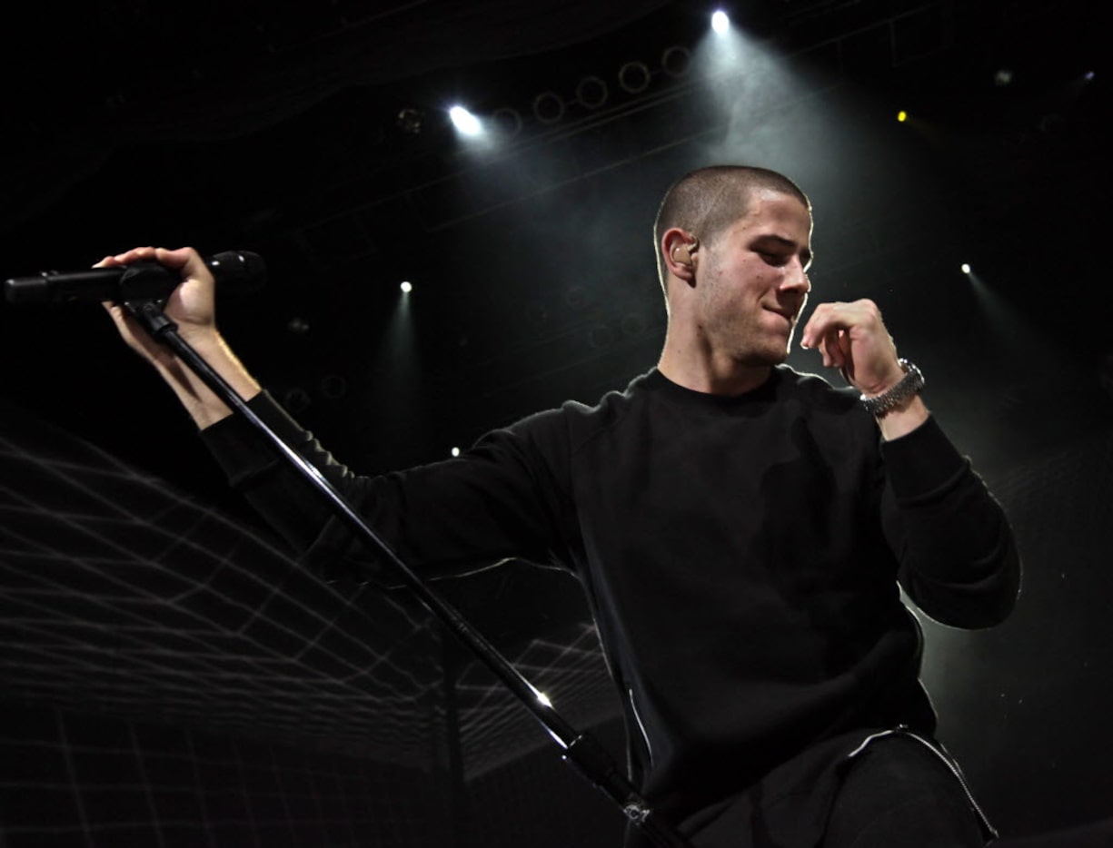 Nick Jonas performs at House of Blues in Dallas, TX, on Sep. 23, 2015.