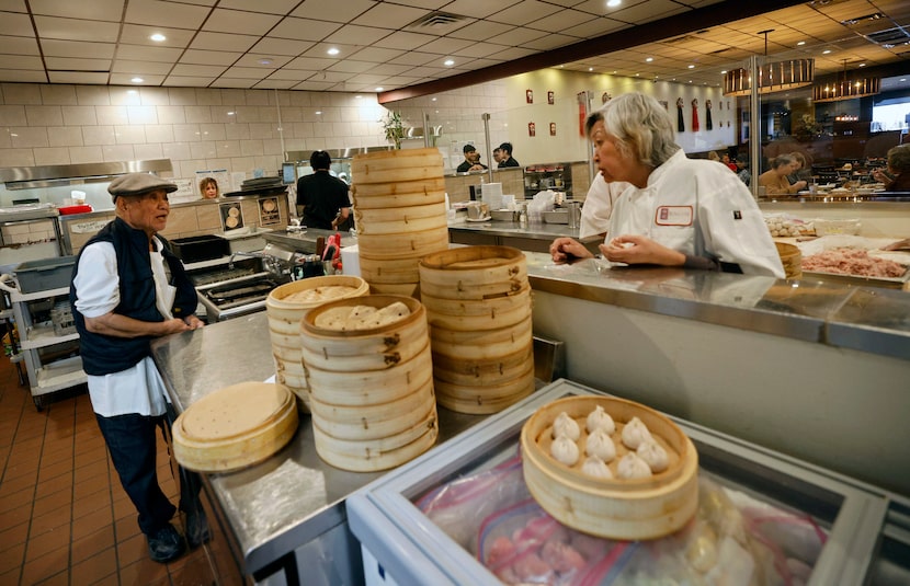 Jeng Chi restaurant co-founders Yuan Hai Teng and his wife Mei Teng talk at their...