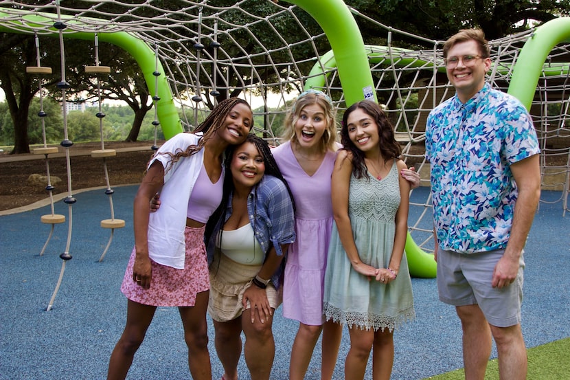 The cast of Watering Hole Collective's production of Julia Lederer's "I Am An Island."