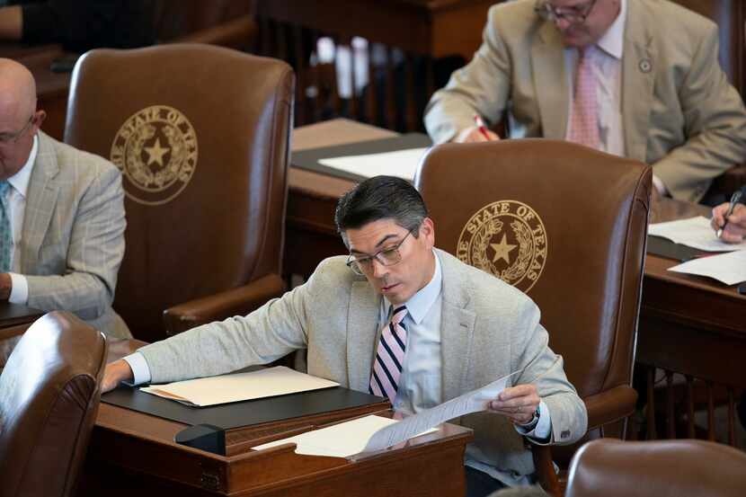 State Rep. Chris Paddie, R-Marshall in May 2021 in Austin during the the 87th Texas...
