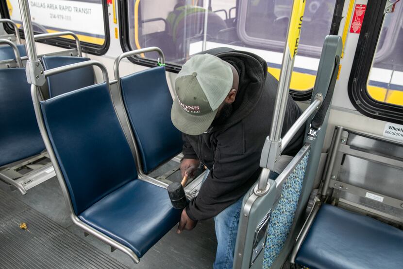 DART installed new blue, vinyl seats across its bus fleet in early May. DART had been eyeing...