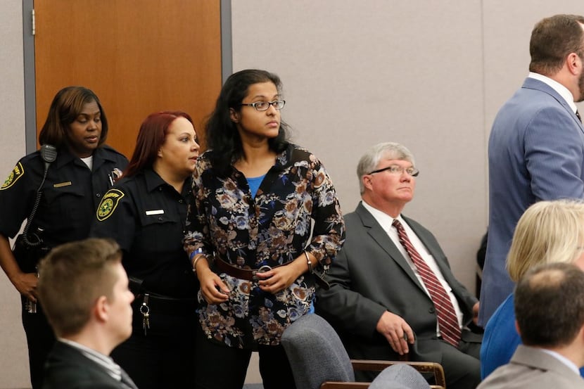 Sini Mathews, mother of Sherin Mathews, appeared in Judge Cheryl Lee Shannon's courtroom on...