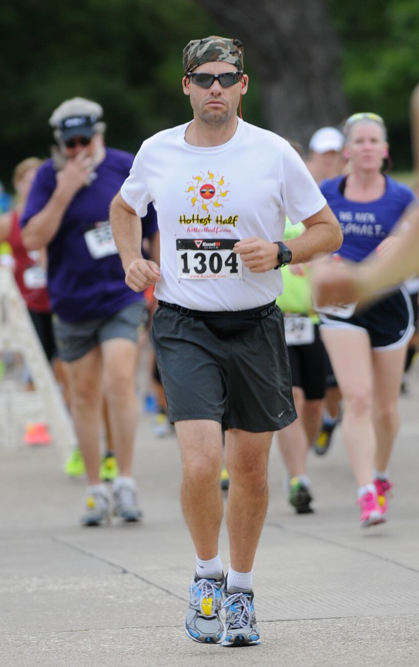 Sam Weatherly begins the Hottest Half at Norbuck Park on Sunday, August 12, 2012    