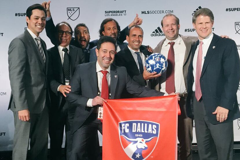 FC Dallas brain trust at the 2017 MLS SuperDraft.