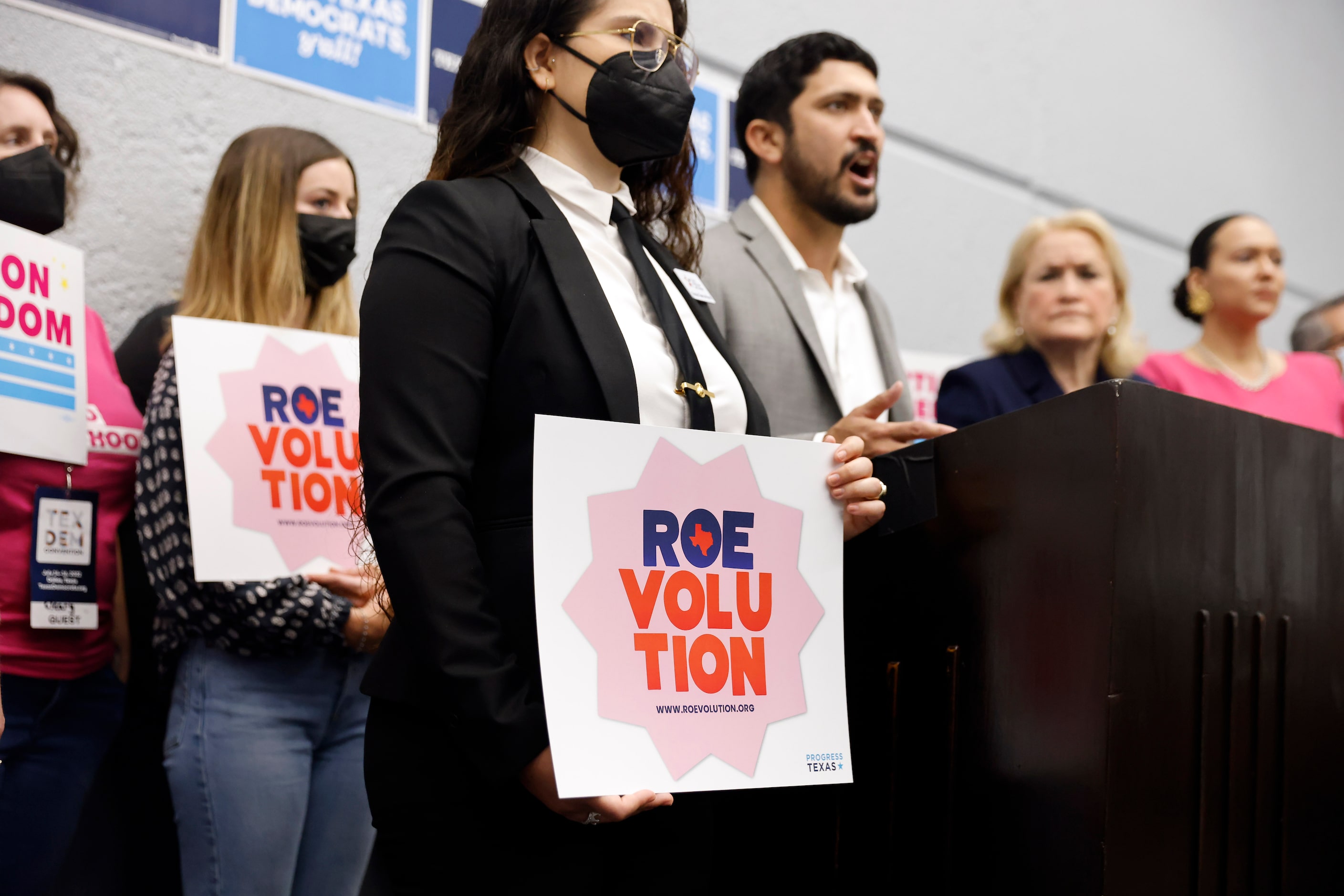 Democratic nominee for Texas Congressional District 35 Greg Casar joined other Texas...