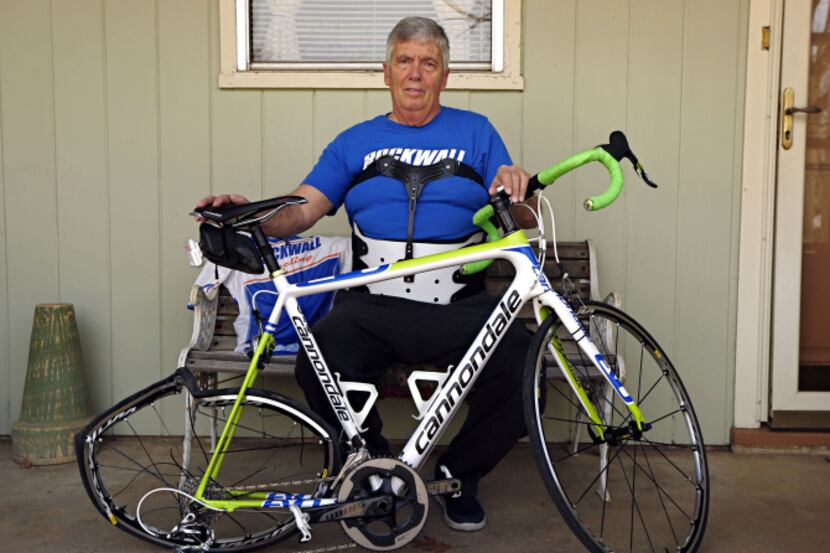 Corky Rawdon was enjoying a Saturday afternoon bicycle ride near his home in Farmers Branch...