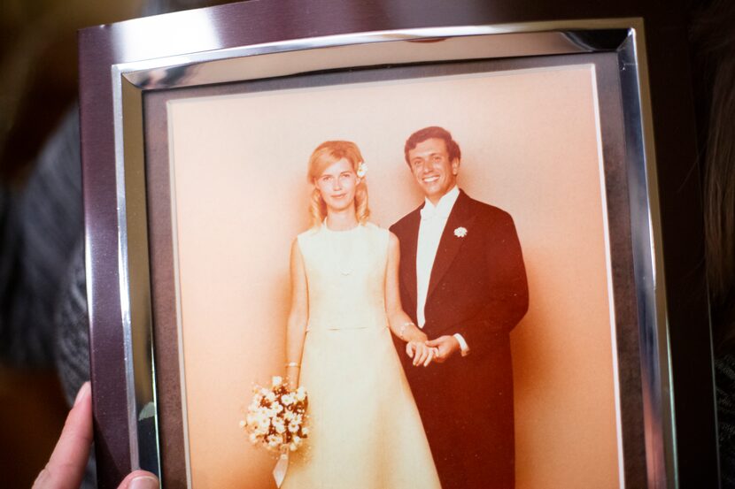 A wedding photo of Kenneth Wincorn and his late wife Ida Drost Wincorn