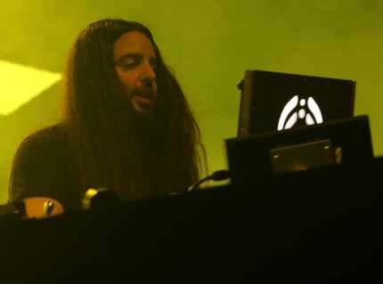 Bassnectar, seen here at the Lights All Night music festival at Dallas Market Hall in...