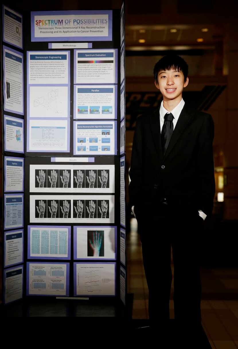 
Jasper High School freshmen David Yue, 14, is one of 30 national finalists in the Broadcom...