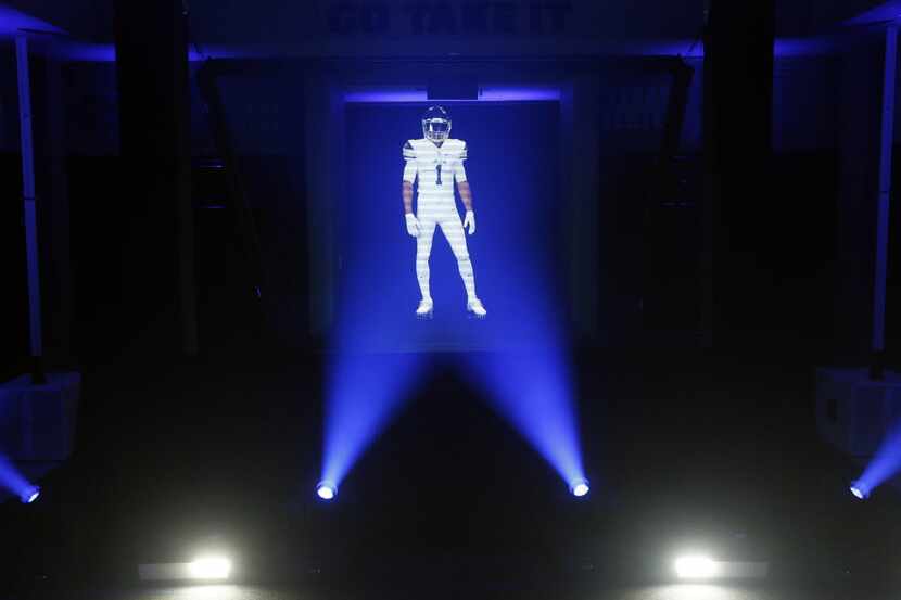 The company behind this hologram in the high school locker room at The Star in Frisco is...