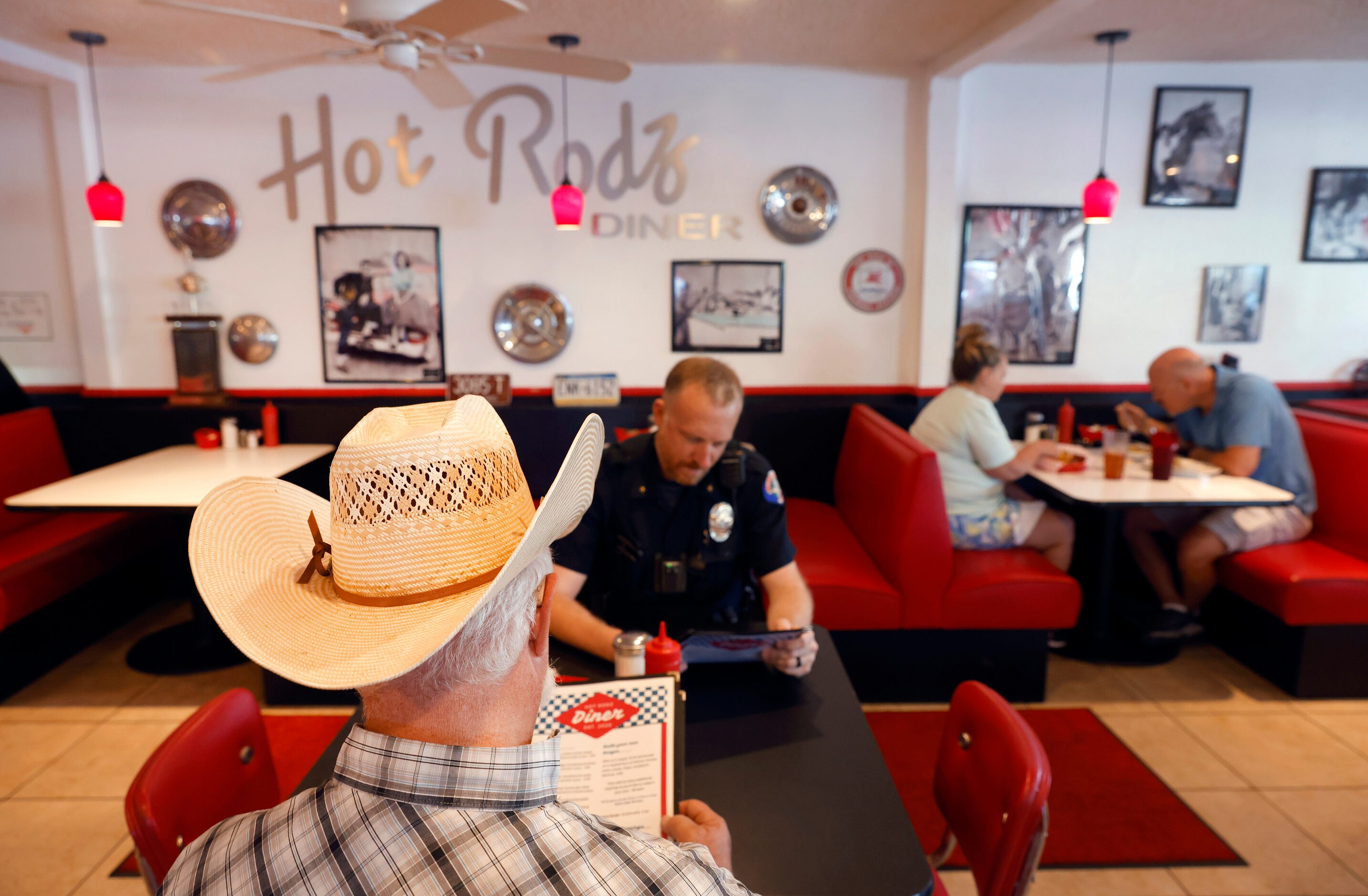 Hot Rodz Diner is a popular spot for lunch in downtown Crandall.