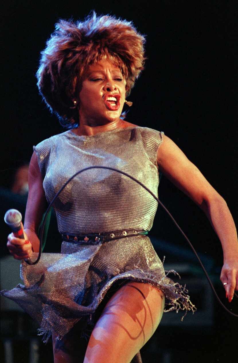 Tina Turner is shown during her concert at Starplex.