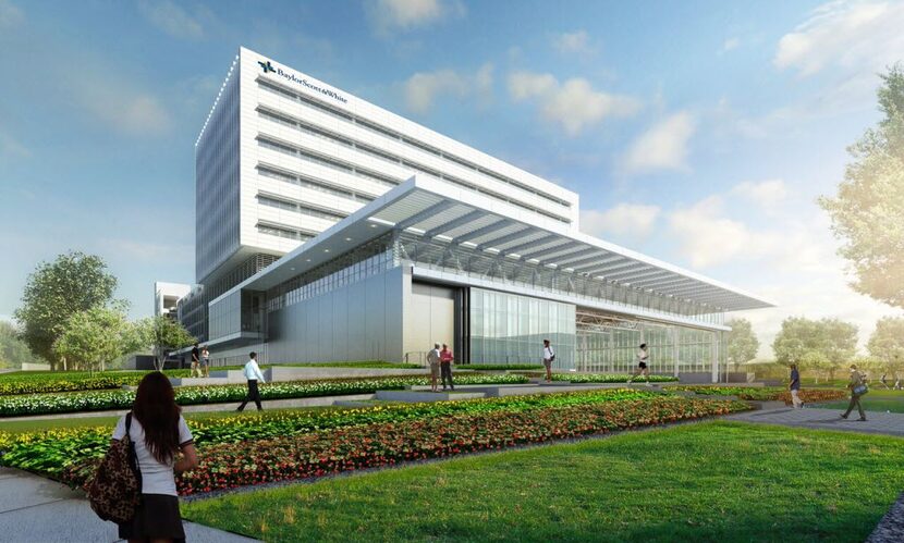 A rendering of the new Baylor Scott & White Sports Therapy & Research at The Star.