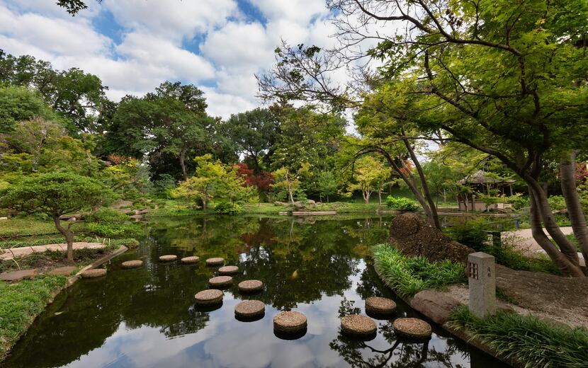 Tucked inside the Fort Worth Botanic Garden, the 7.5 acre-Japanese Garden was completed in 1973