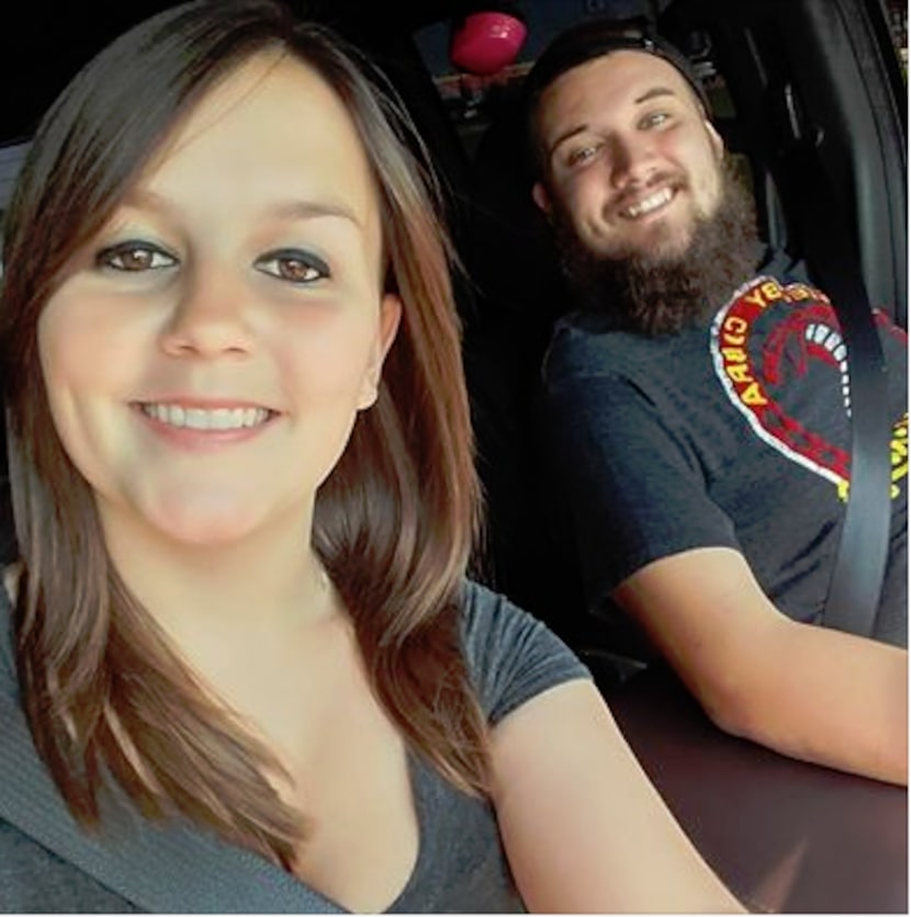 Blake Williams, 23, and girlfriend Sara Slisz