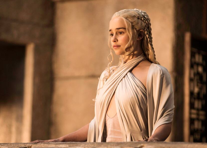 Emilia Clarke as Daenerys Targaryen in "Game of Thrones."