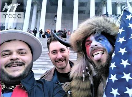 Nicholas DeCarlo (left) was arrested on charges related to his part in the U.S. Capitol...
