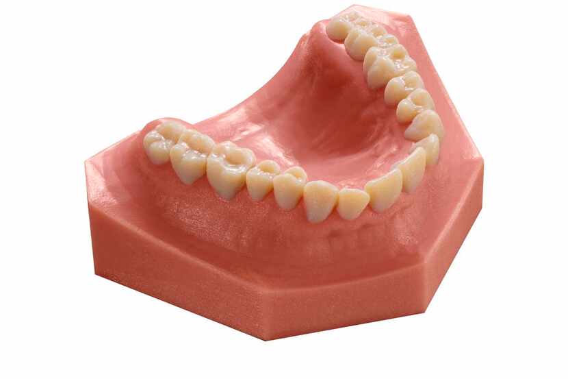 
Dental replicas are being made using a 3-D printer to model complicated procedures....
