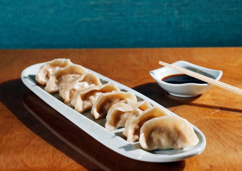 Pork dumplings at Hello Dumpling in Dallas on Thursday, March 15, 2018. (Vernon Bryant/The...