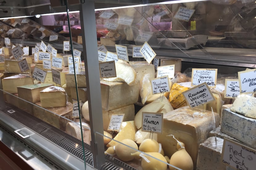 One of the cheese counters at Eataly in Downtown New York City. 