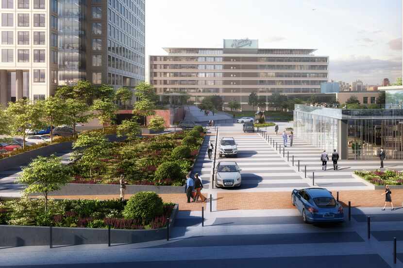 A new central boulevard and pedestrian access will link Energy Square and the historic...