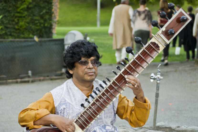 Sitar player Aloke Dasgupta will perform with Impending Bloom Floating Ensemble at the Crow...