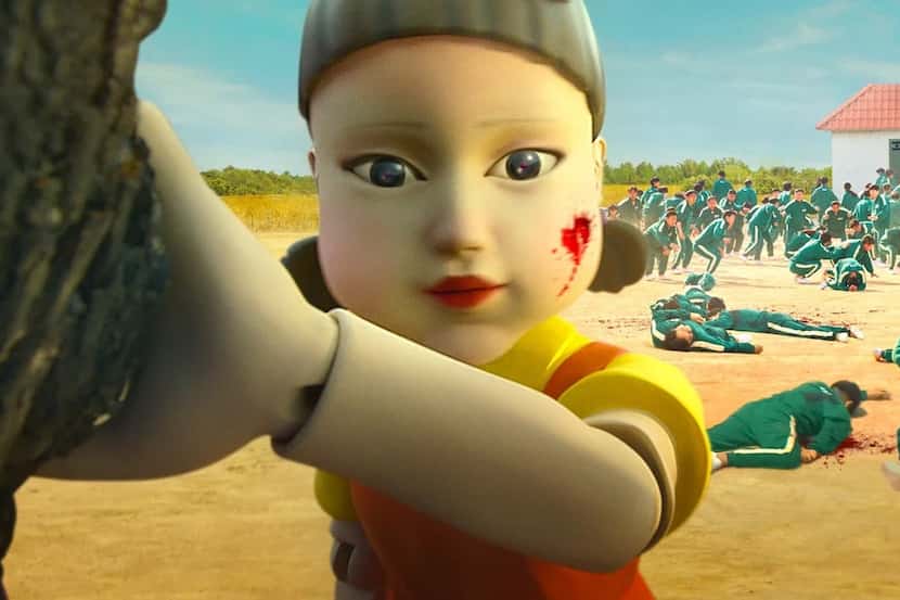 Una imagen de la exitosa serie surcoreana de Netflix, 'Squid Game', conocida en español como...