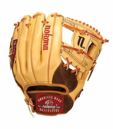 Nokona baseball gloves are the only gloves still made in the U.S. They're made in a factory...