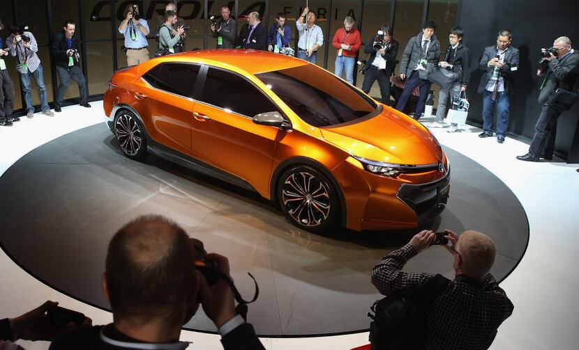 DETROIT, MI - JANUARY 14:  Toyota introduces the Corolla Furia Concept car at the North...