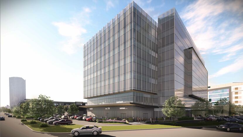 A 7-story office building is planned on the corner of Inwood and Alpha roads.