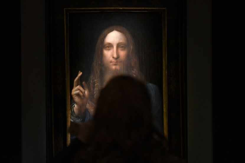 Leonardo da Vinci's Salvator Mundi (Timothy A. Clary/Agence France-Presse)