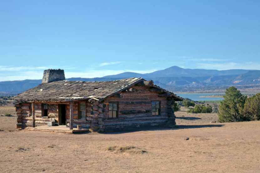 Ghost Ranch has been the site of many movies. This cabin was built for "City Slickers.