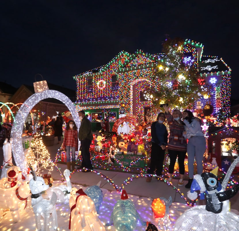 La casa de la familia Burkman en Frisco.