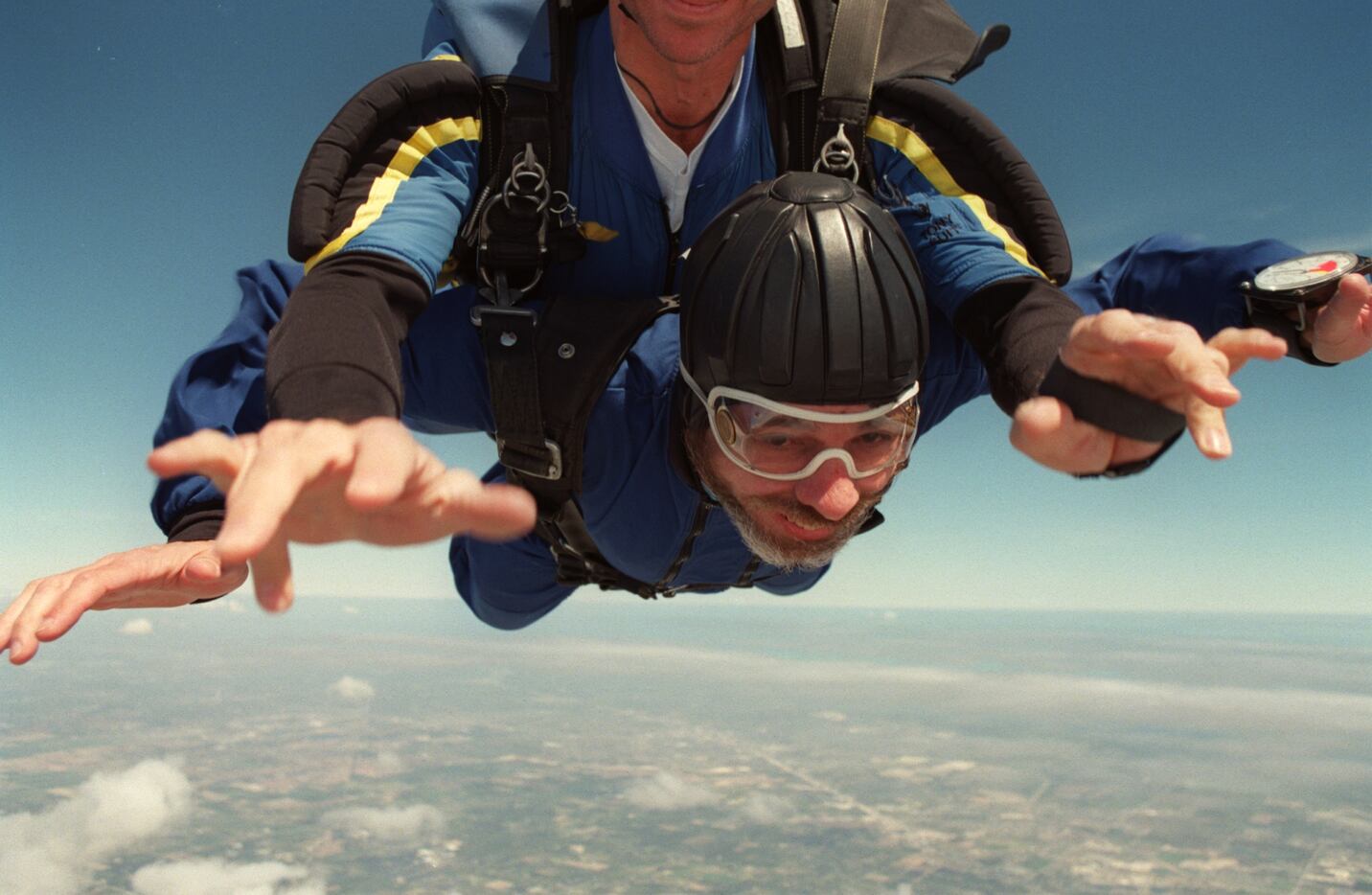 Jeffrey Weiss took the plunge and went skydiving in 2004.