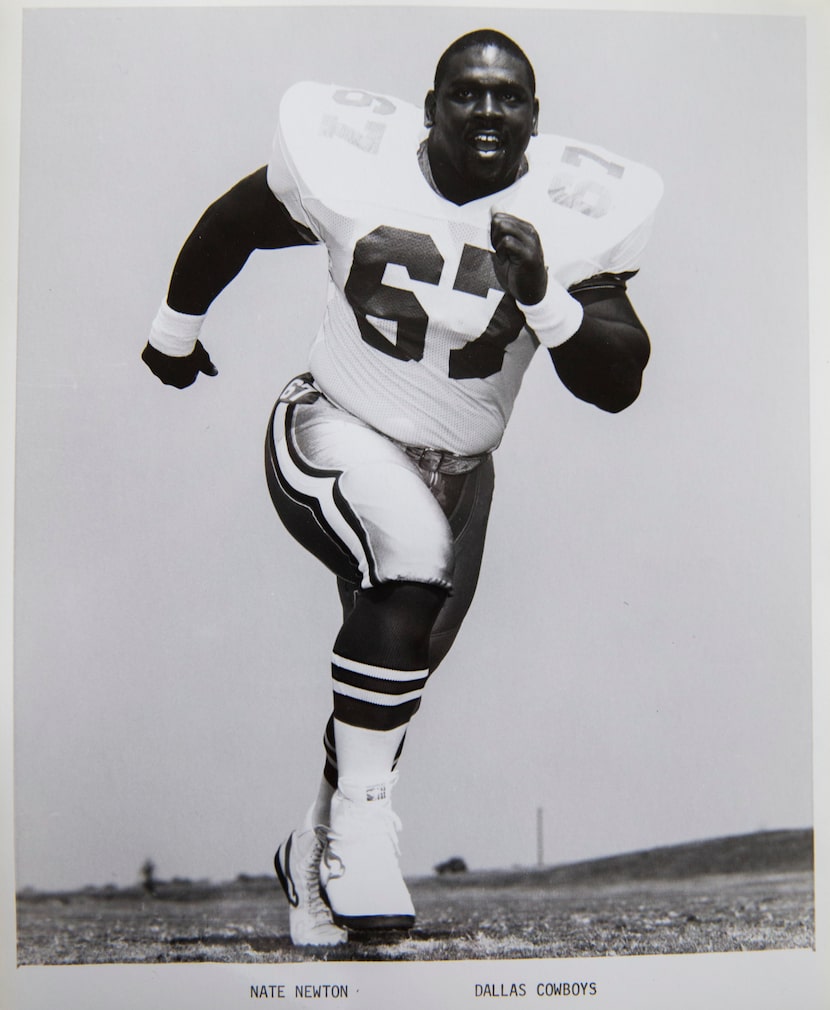 Dallas Cowboys guard Nate Newton. (Photo by Brad Bradley)