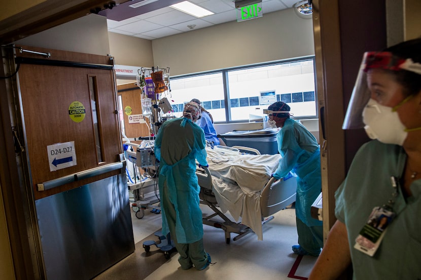 Samantha Rowley (right), senior vice president of nursing and surgical services and the...