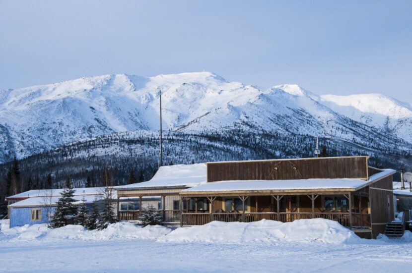 The truck stop settlement of Coldfoot lies at the edge of the Brooks Range. It consists of...