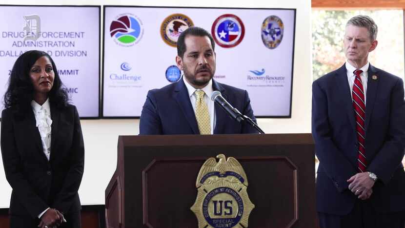 Special Agent in Charge Eduardo Chávez spoke Thursday at the DEA Dallas Field Division...