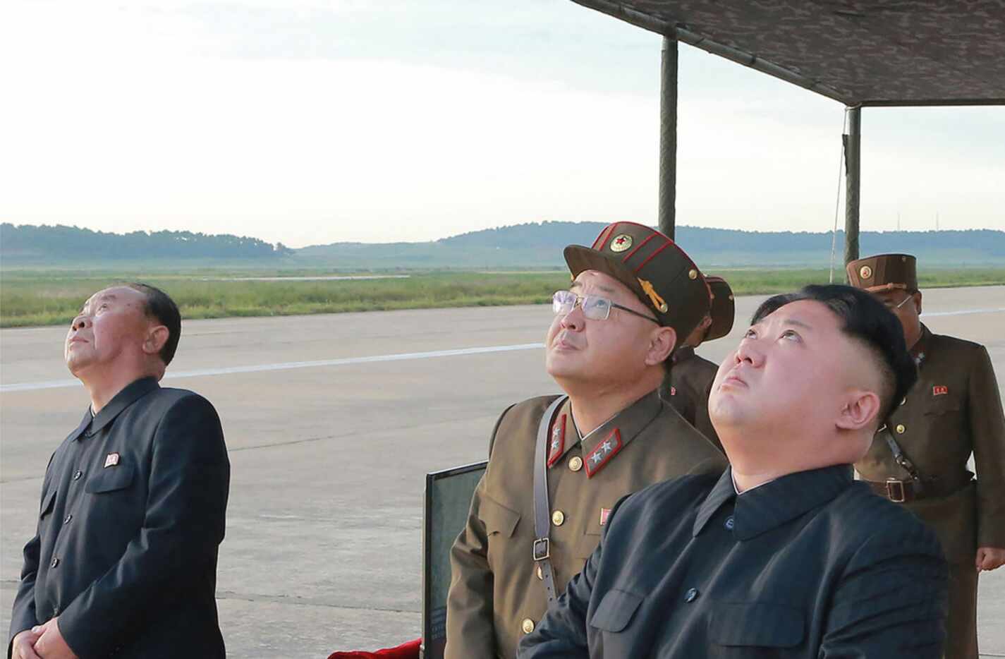 This undated picture released from North Korea's official Korean Central News Agency (KCNA)...