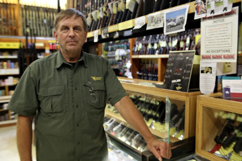 Greg Ebert, a salesman at Guns Galore in Killeen, Texas, called police to report a...