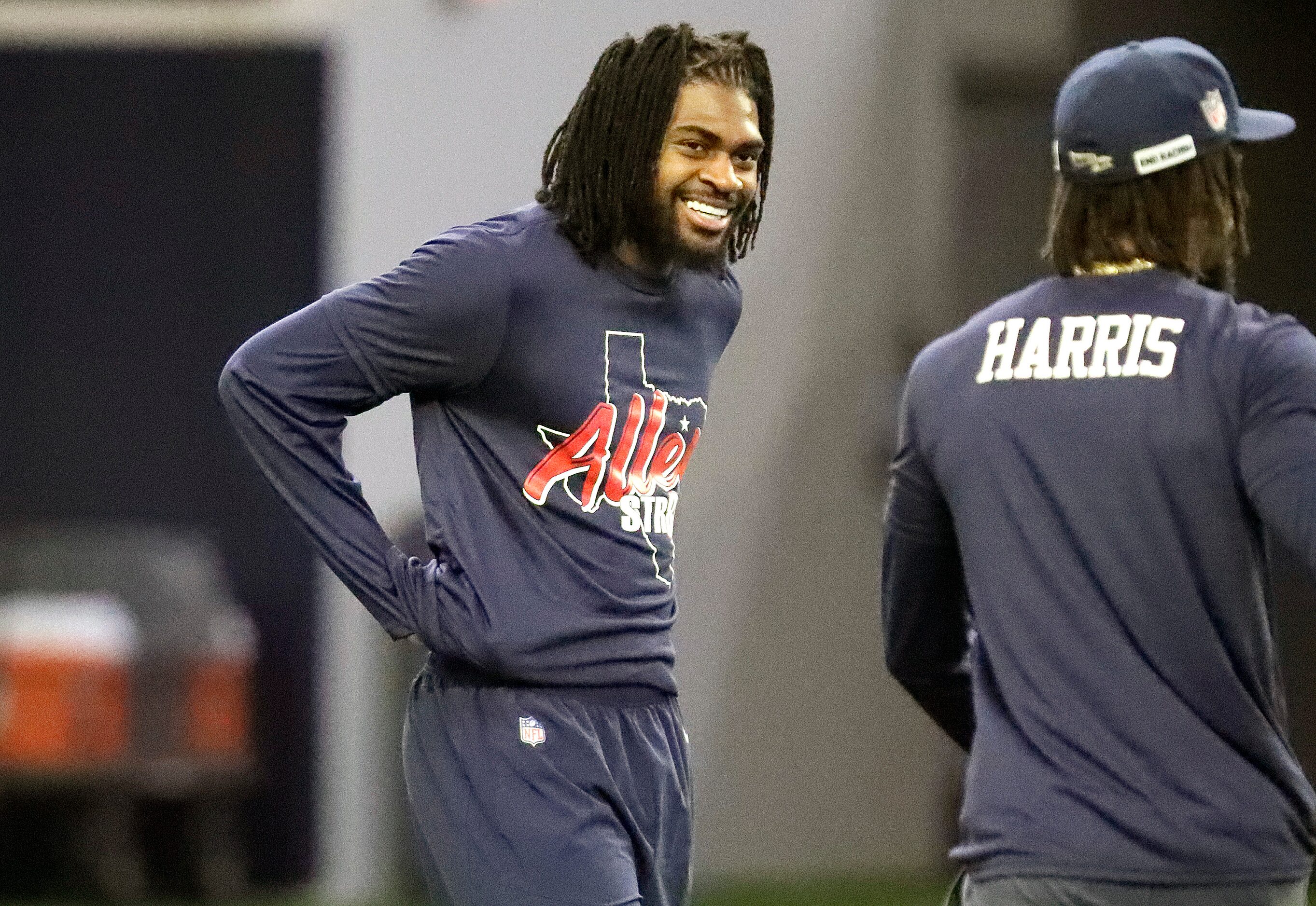 Cornerback Trevon Diggs gets ready for the next play as the Dallas Cowboys held mini camp at...