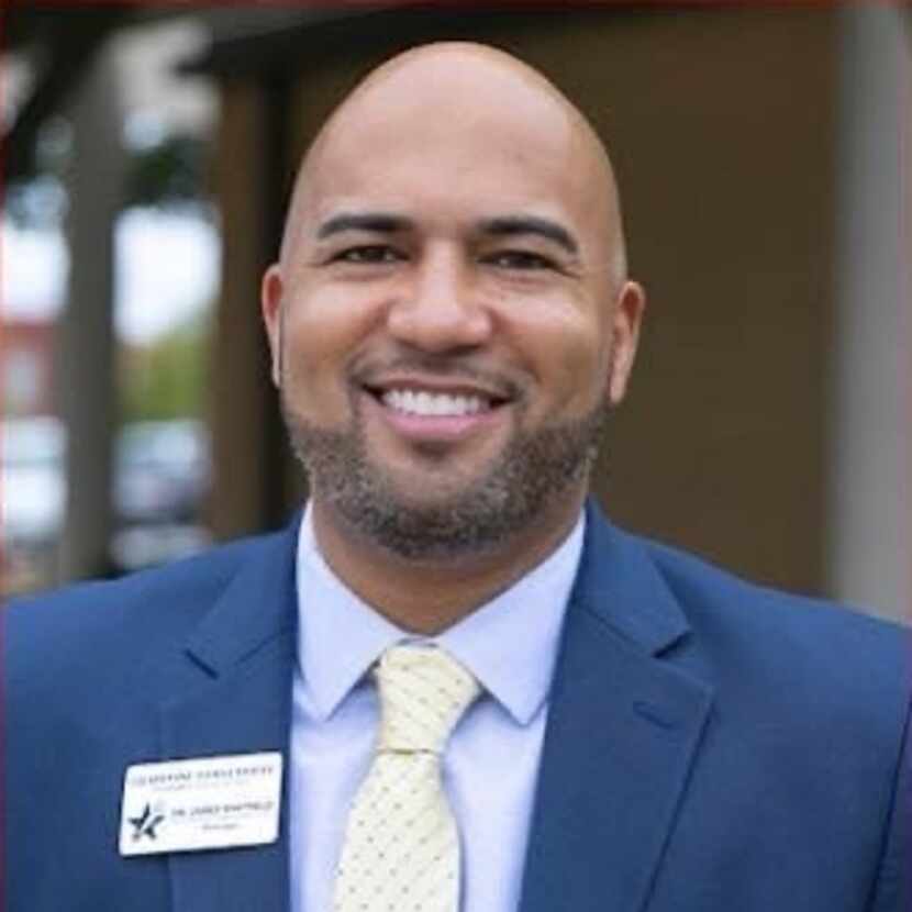 Colleyville Heritage High School principal James Whitfield is currently on paid...