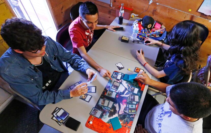 
Clockwise from bottom left, Ivan Garcia, Alex Reyes, Andrea Gonzalez and Jonathan Benitez...