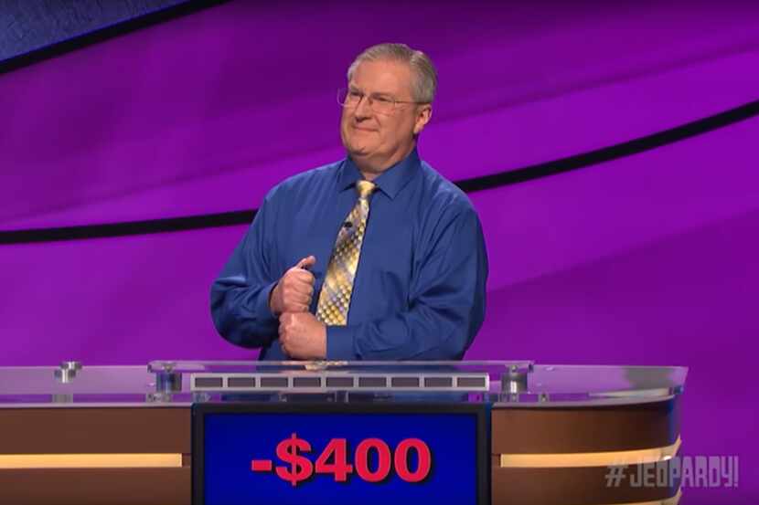 Keller High School U.S. history teacher David Clemmons competes on the game show Jeopardy.